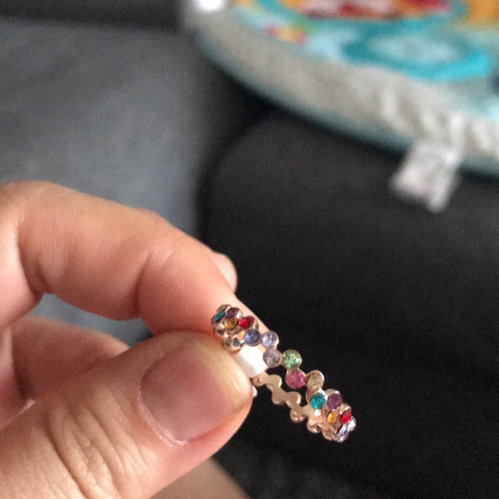 Dainty Treasure Rainbow Ring size 6-7